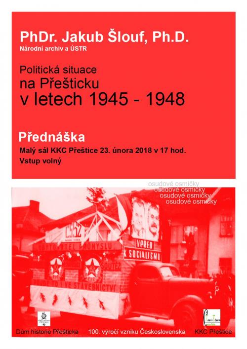 Politická situace v&nbsp;únoru 1948&nbsp;na Přešticku 1