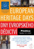 Dny evropského dědictví 2025 - kostel v Přešticích